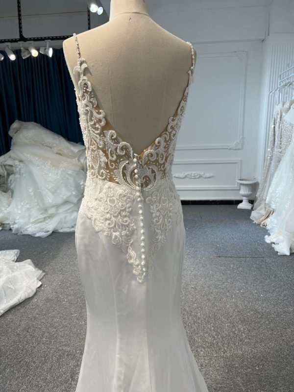 BYG#920B SUMMER STYLE SPAGHETTI STRAP MERMAID BRIDAL DRESS - Image 3