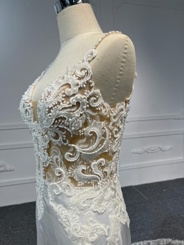 BYG#920B SUMMER STYLE SPAGHETTI STRAP MERMAID BRIDAL DRESS - Image 4