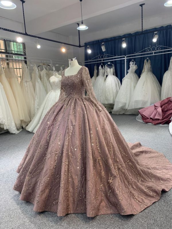 B216# luxury wedding dresses new design in 2021 - Image 3