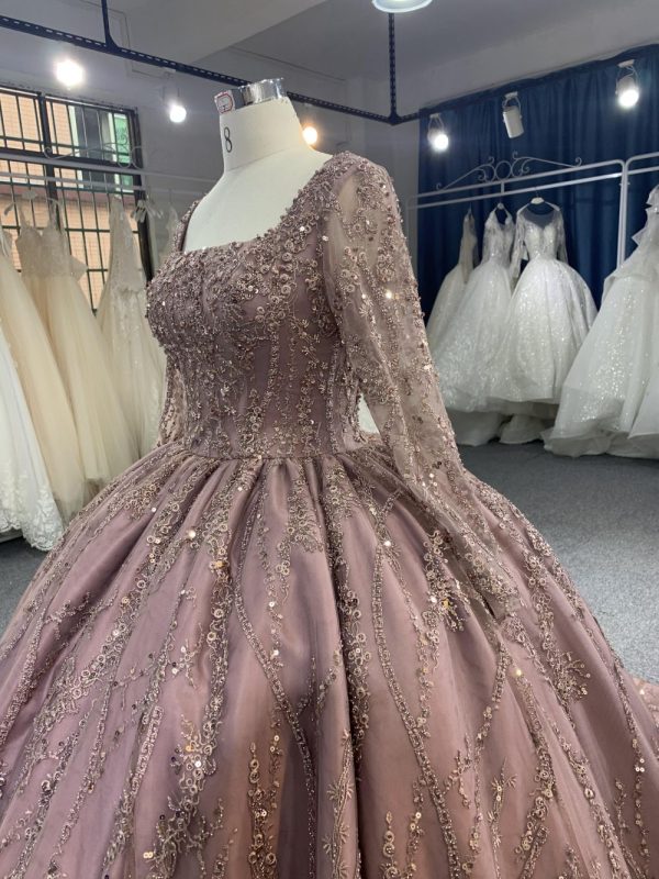 B216# luxury wedding dresses new design in 2021 - Image 4