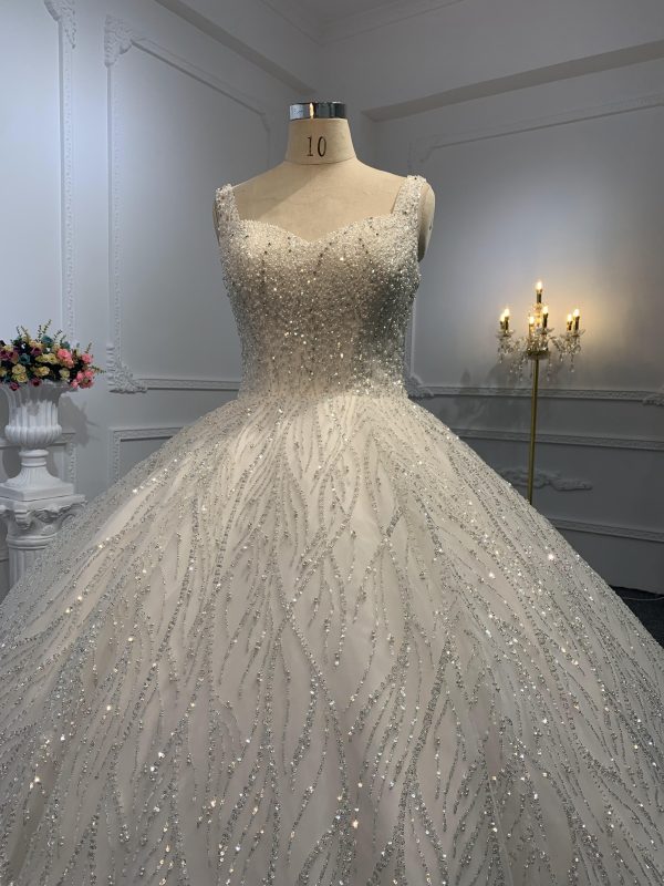 B213# Wedding Dresses New White/Ivory Beadding Wedding Dress Bridal Gown - Image 3