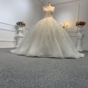 B213# Wedding Dresses New White/Ivory Beadding Wedding Dress Bridal Gown