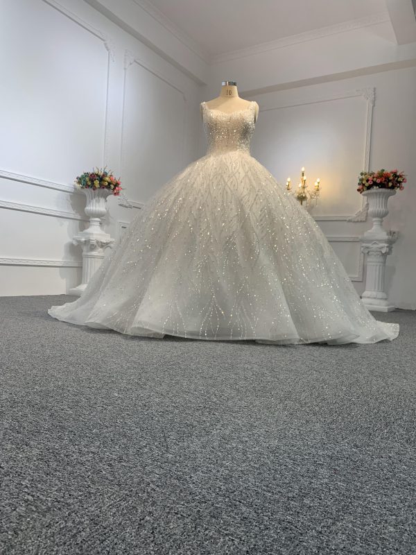 B213# Wedding Dresses New White/Ivory Beadding Wedding Dress Bridal Gown