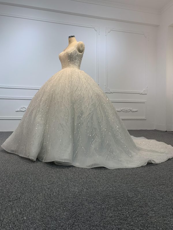 B213# Wedding Dresses New White/Ivory Beadding Wedding Dress Bridal Gown - Image 4