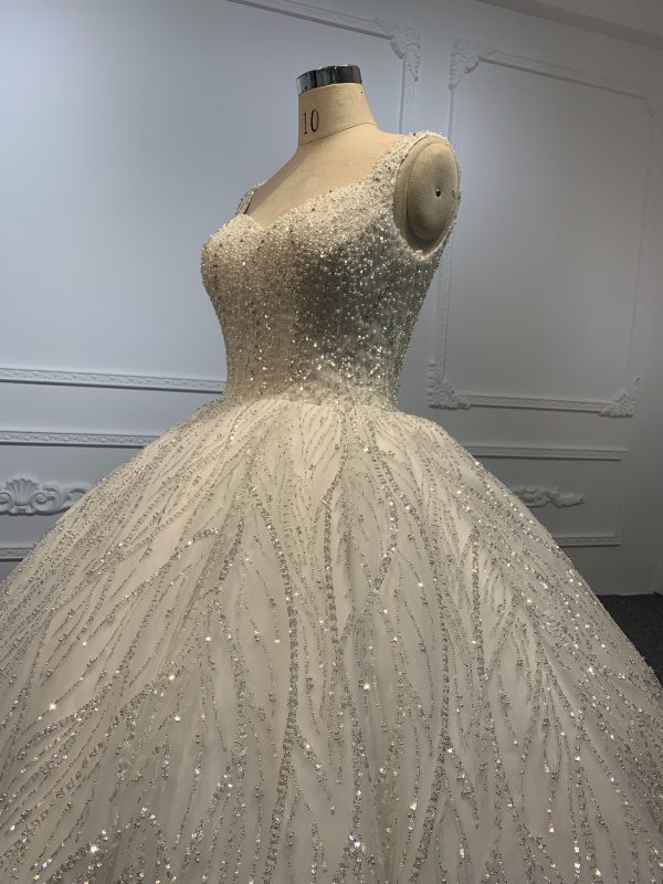 B213# Wedding Dresses New White/Ivory Beadding Wedding Dress Bridal Gown - Image 5