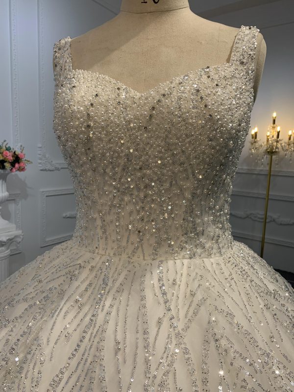 B213# Wedding Dresses New White/Ivory Beadding Wedding Dress Bridal Gown - Image 2