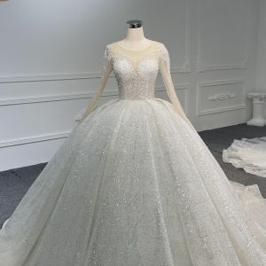 BYG-#Z082-Long-sleeved beaded sequins are noble and gorgeous datuow