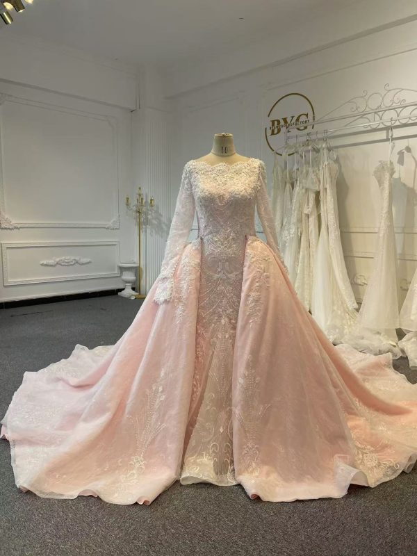 Long Sleeve Lace Wedding Dress
