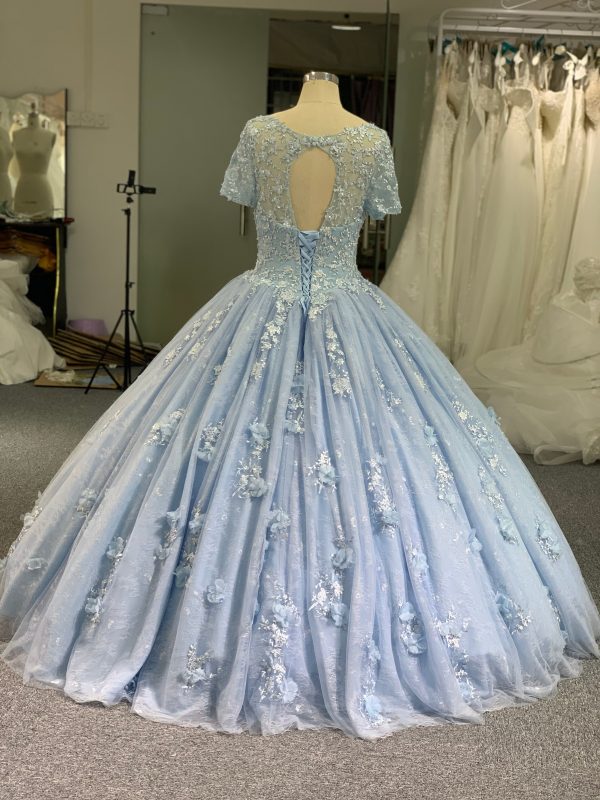 Simple Wedding Dress - Image 3