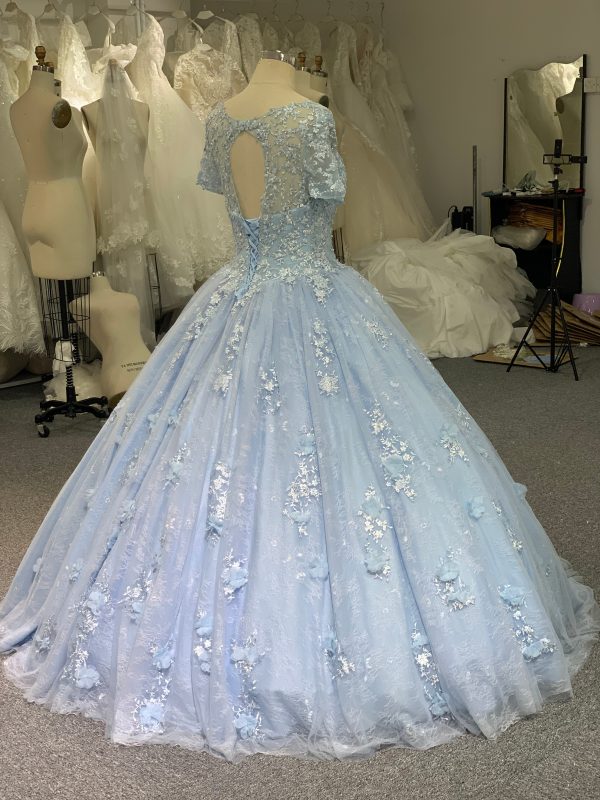 Simple Wedding Dress - Image 5
