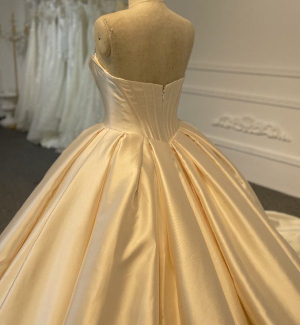 BYG24-9 STRAPLESS BEADED BALL GOWN DRESS - Image 4