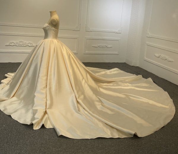 BYG24-9 STRAPLESS BEADED BALL GOWN DRESS - Image 5