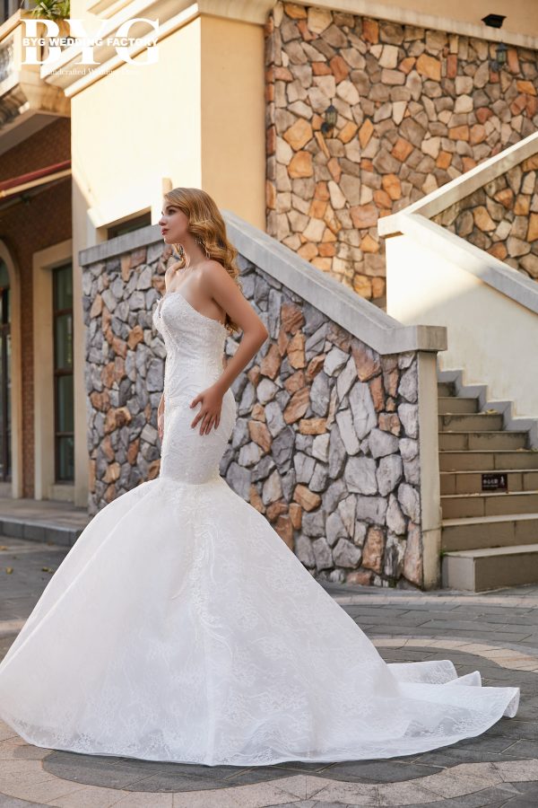 BYG #W56 sweetheart strapless mermaid dress - Image 3