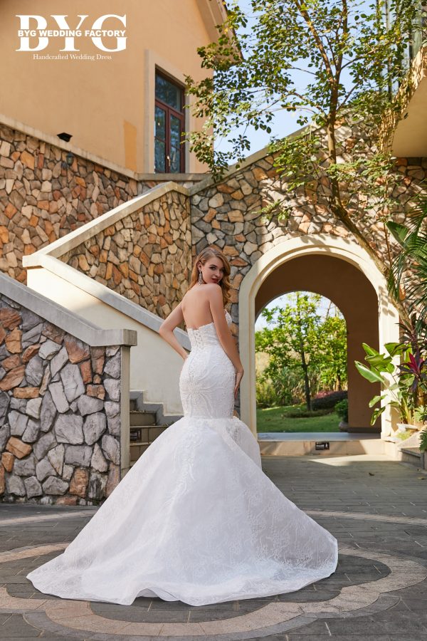 BYG #W56 sweetheart strapless mermaid dress - Image 5