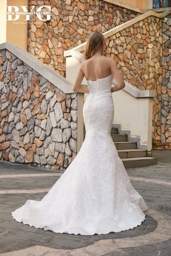BYG #W48 strapless sexy sweetheart mermaid dress - Image 3