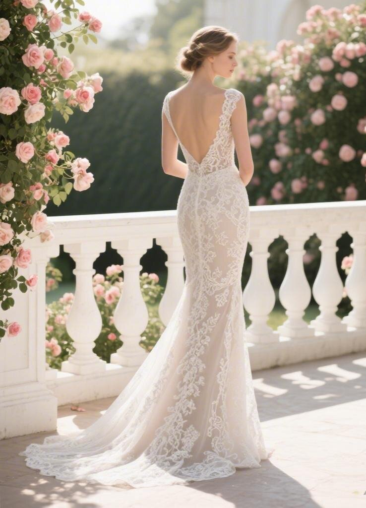 Off-the-Shoulder Wedding Dress