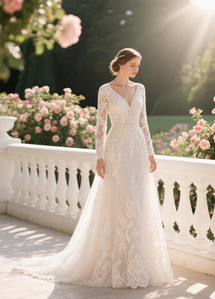 Sweetheart Neckline Wedding Dress
