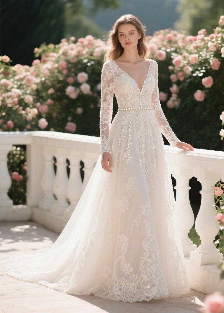 Slim-fit Lightweight Wedding Dress