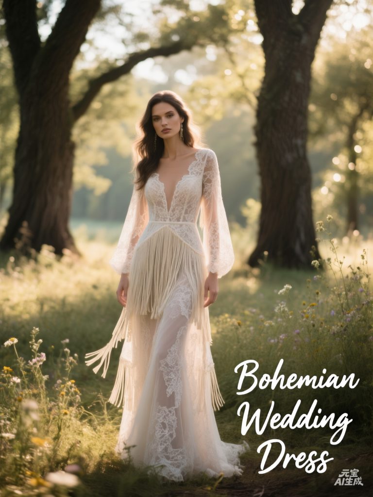 Bohemian Wedding Dress