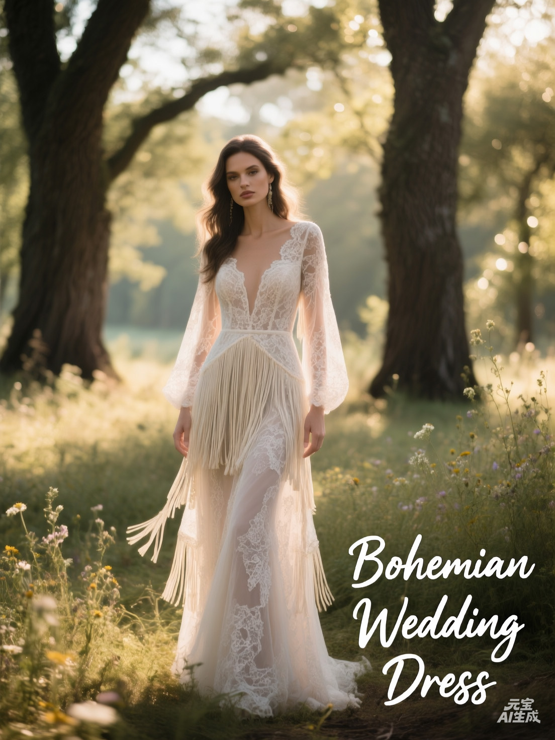 Bohemian Wedding Dress