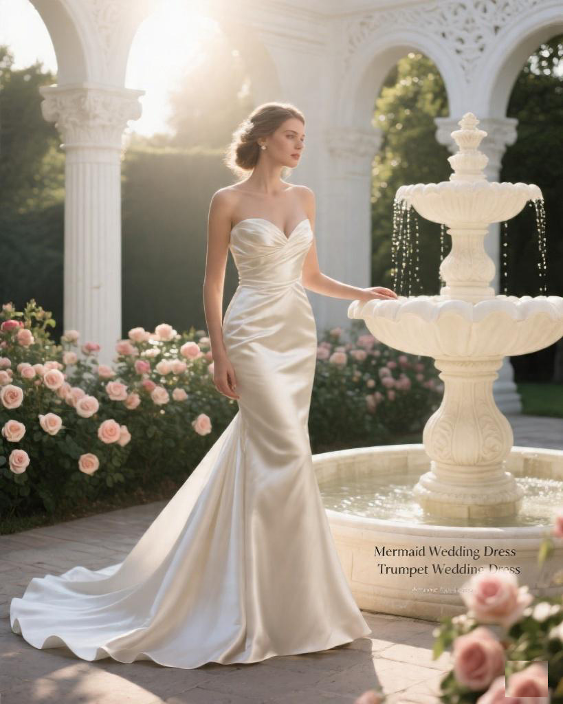 Mermaid Wedding Dress Trumpet Wedding Dress